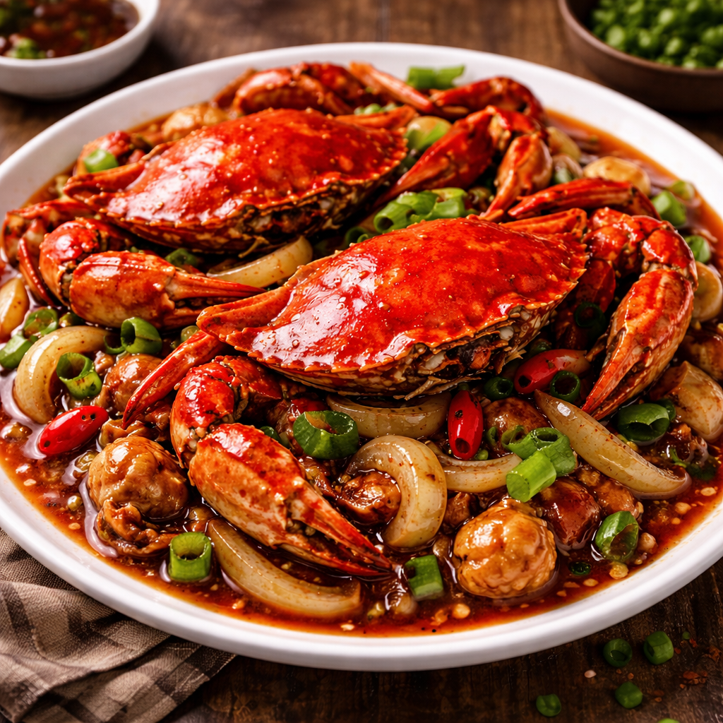Kepiting saus tiram Mang Engking